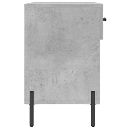 Schoenenbank 02X35X55 Cm Bewerkt Hout Betongrijs