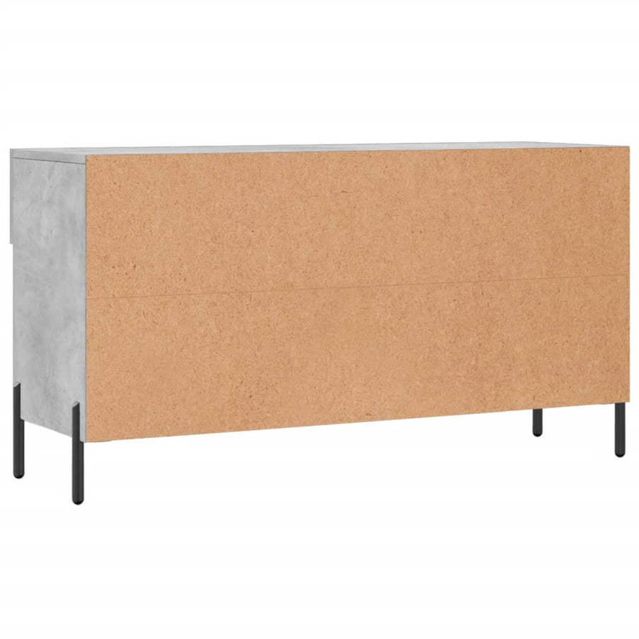 Schoenenbank 02X35X55 Cm Bewerkt Hout Betongrijs