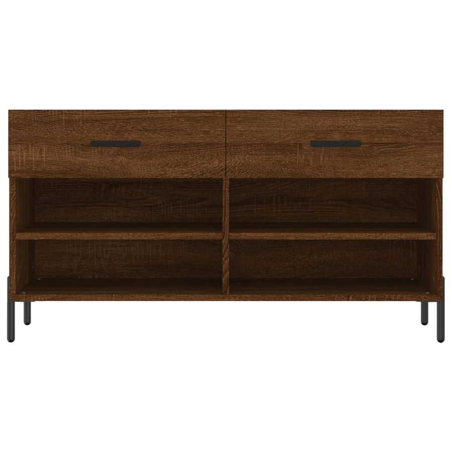 Schoenenbank 102X35X55 Cm Bewerkt Hout Sonoma Eikenkleurig