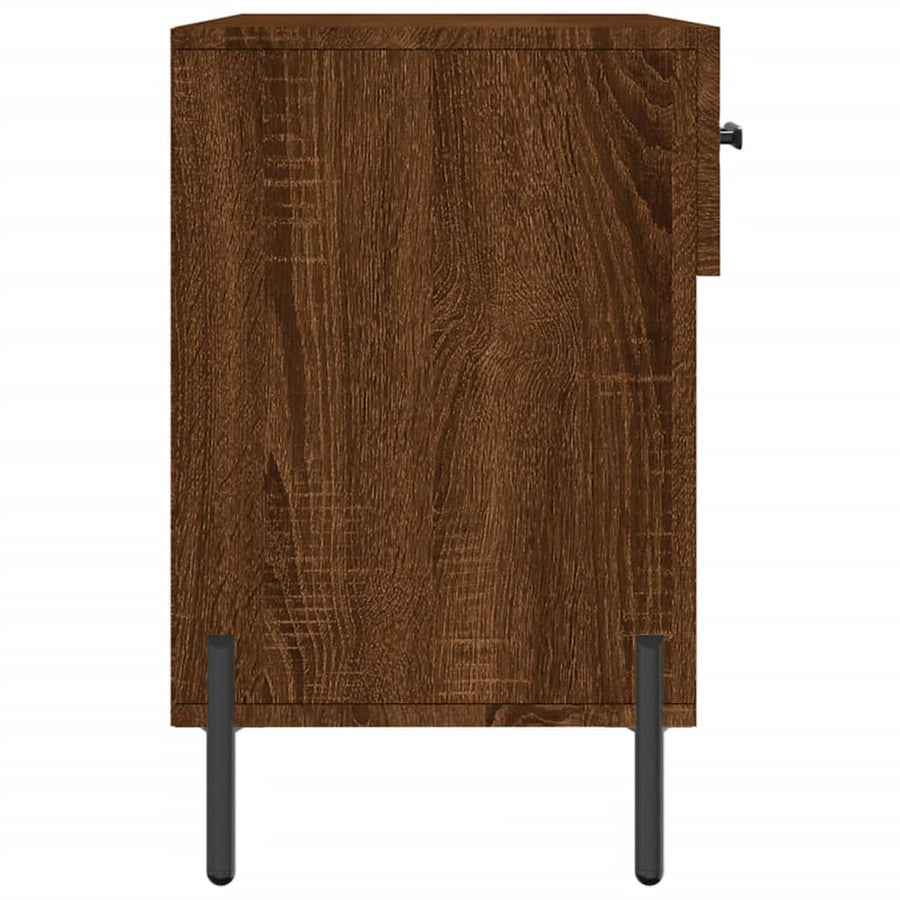 Schoenenbank 102X35X55 Cm Bewerkt Hout Sonoma Eikenkleurig
