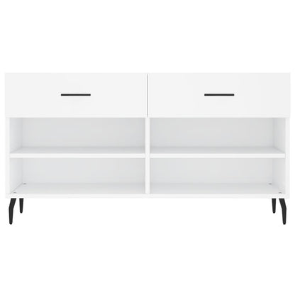 Schoenenbank 02X35X55 Cm Bewerkt Hout Wit