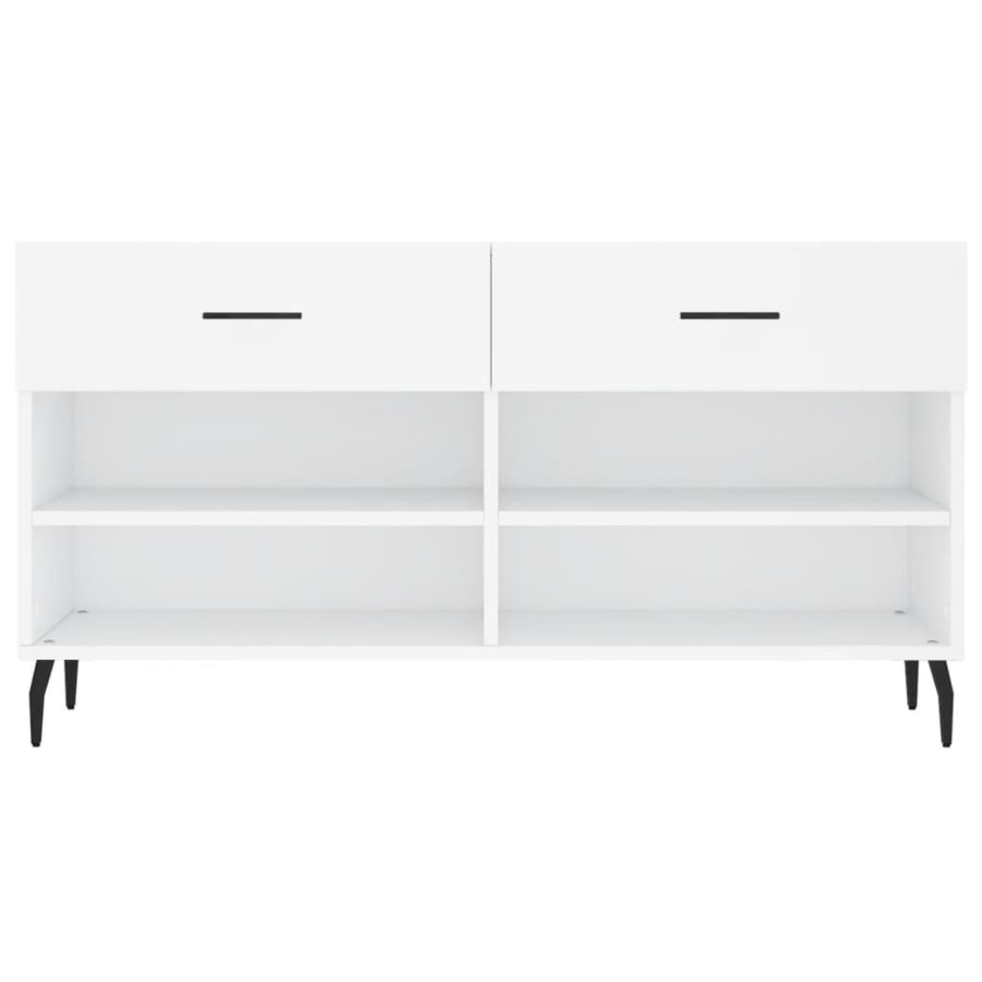 Schoenenbank 02X35X55 Cm Bewerkt Hout Wit