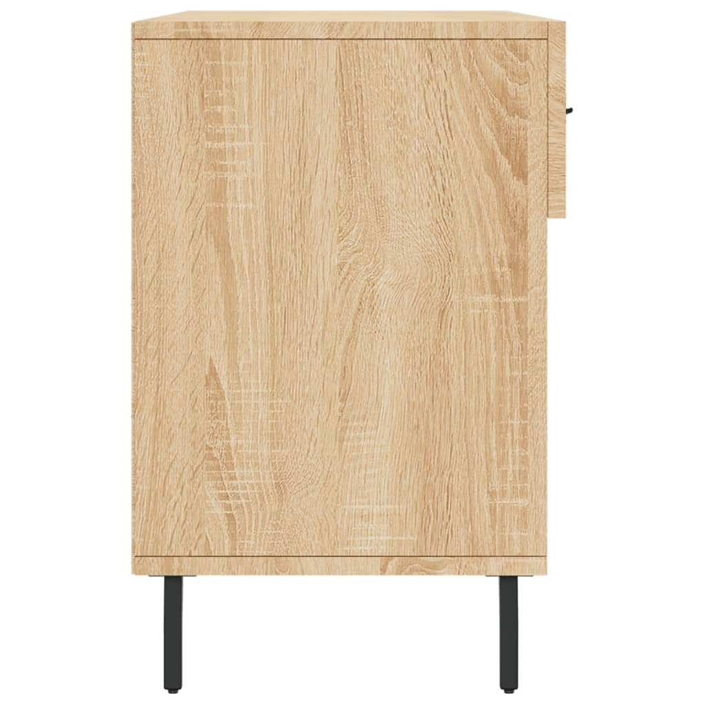 Schoenenbank 02X35X55 Cm Bewerkt Hout Kleurig Sonoma eiken