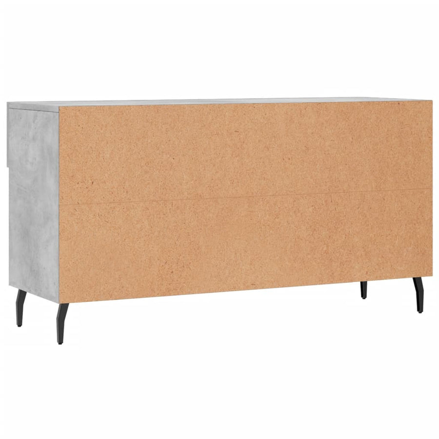 Schoenenbank 102X35X55 Cm Bewerkt Hout Betongrijs
