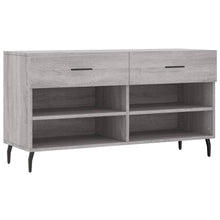 Schoenenbank 102X35X55 Cm Bewerkt Hout Grijs Sonoma Eikenkleur