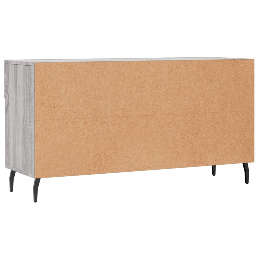 Schoenenbank 102X35X55 Cm Bewerkt Hout Grijs Sonoma Eikenkleur