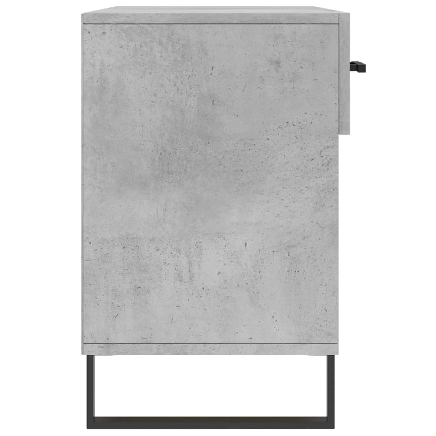 Schoenenbank 02X35X55 Cm Bewerkt Hout Betongrijs