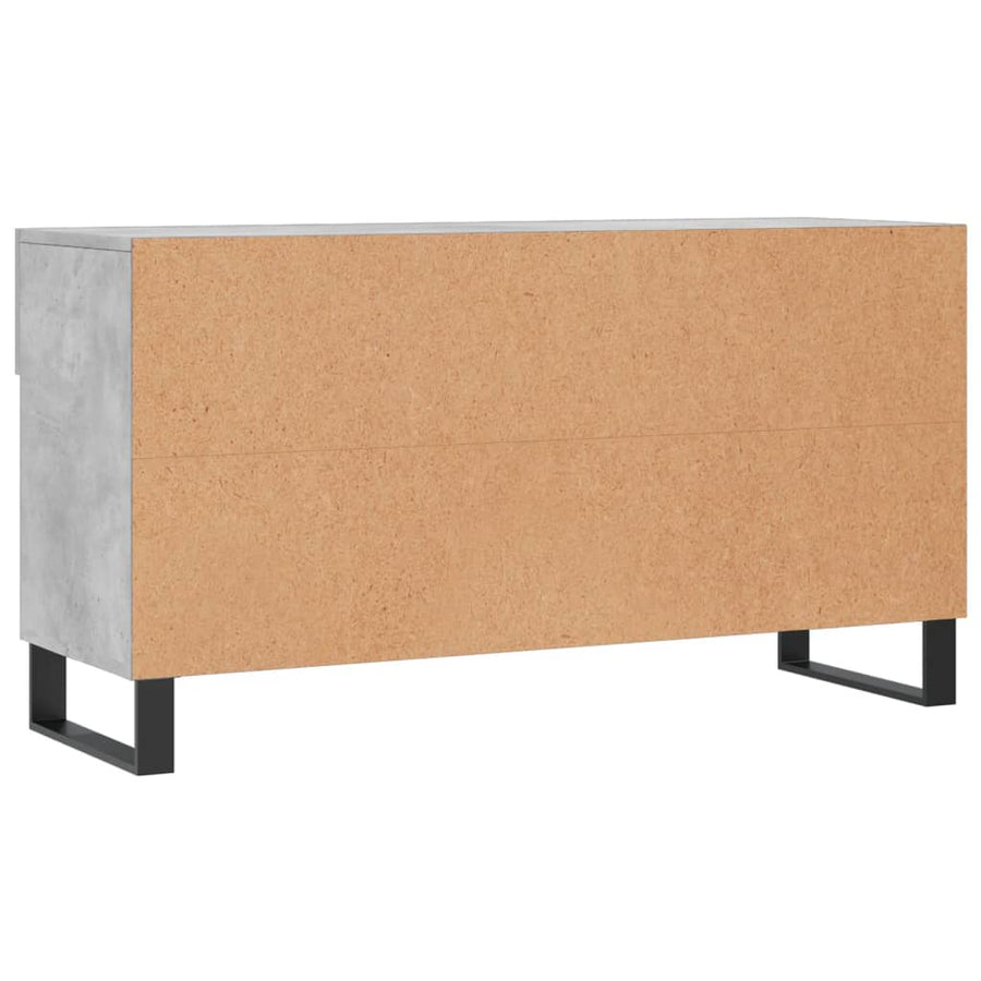 Schoenenbank 02X35X55 Cm Bewerkt Hout Betongrijs