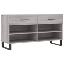 Schoenenbank 102X35X55 Cm Bewerkt Hout Grijs Sonoma Eikenkleur