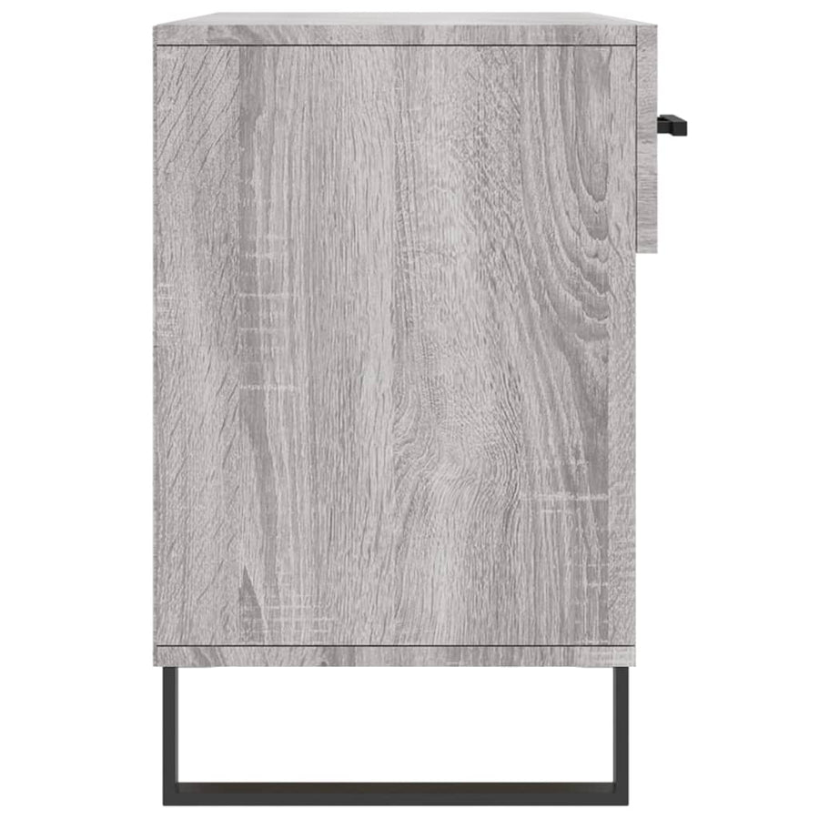 Schoenenbank 102X35X55 Cm Bewerkt Hout Grijs Sonoma Eikenkleur