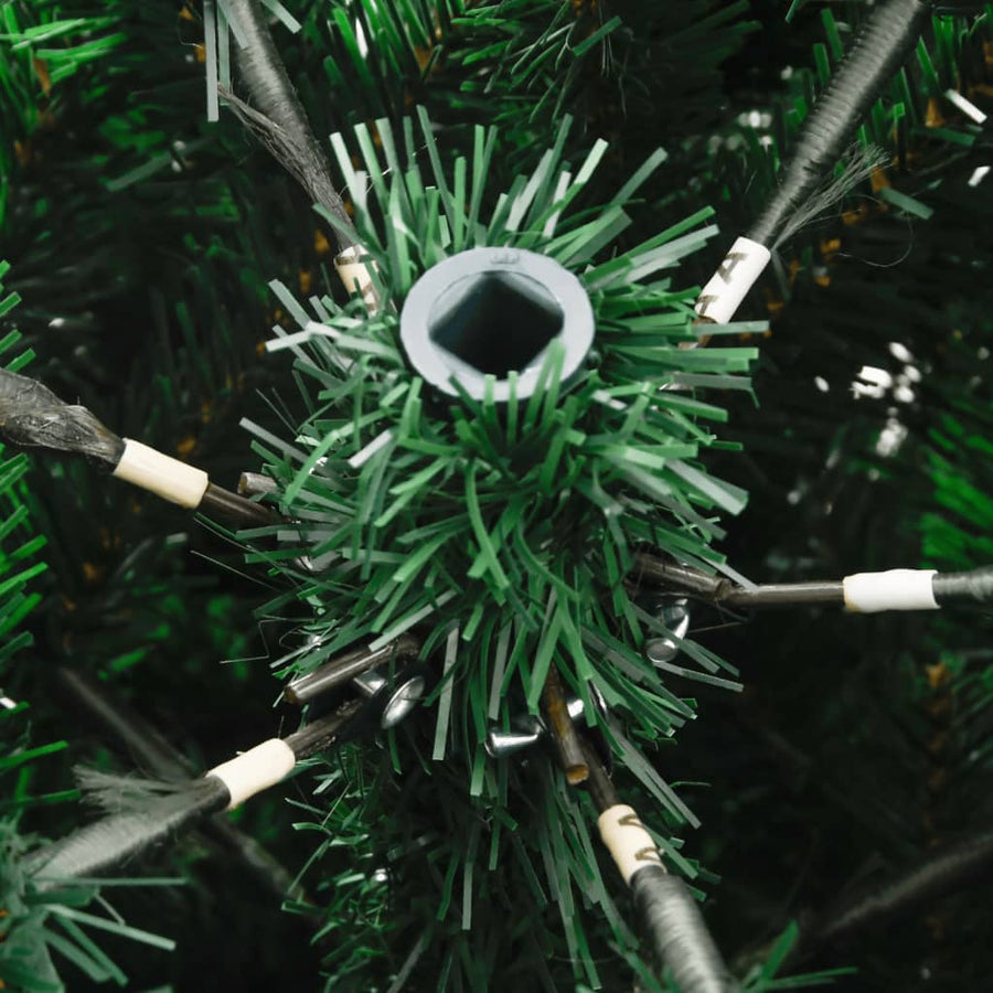 Kunstkerstboom Met Scharnieren En Rode Bessen 210 cm Basis