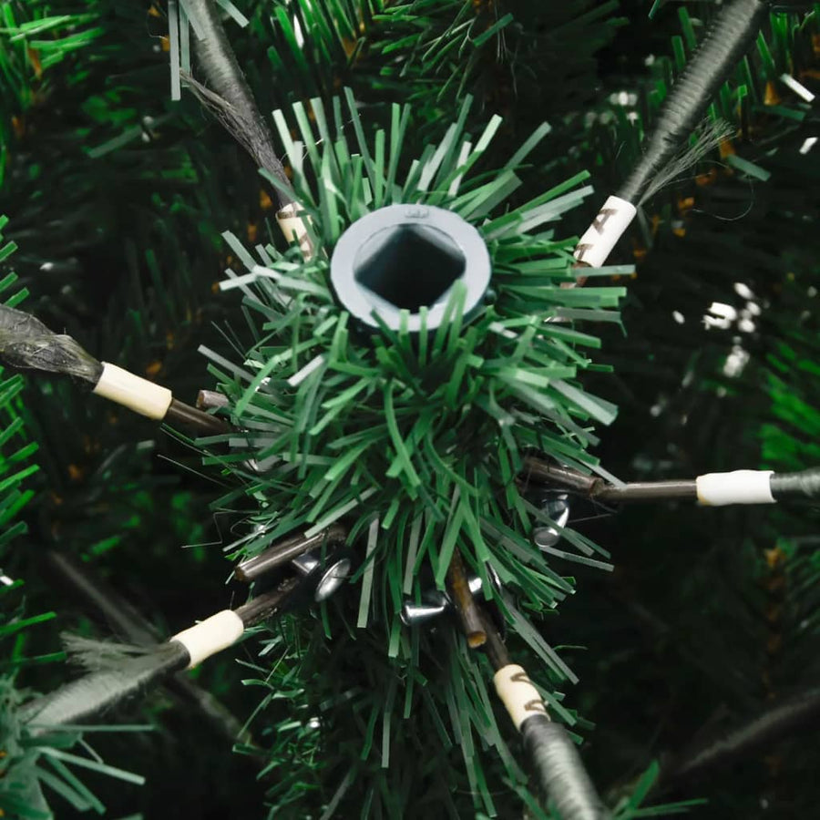 Kunstkerstboom Met Scharnieren En Rode Bessen 240 cm Basis