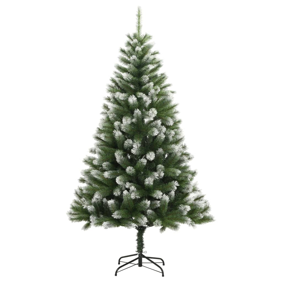Kunstkerstboom Met Scharnieren En Sneeuw 1 180 cm
