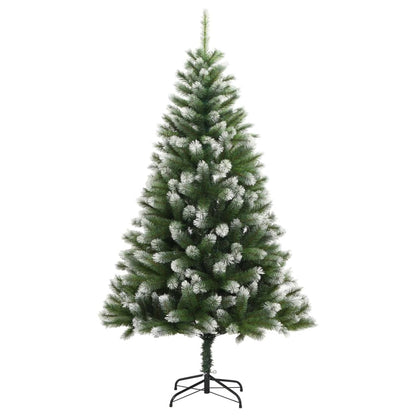 Kunstkerstboom Met Scharnieren En Sneeuw 240 cm Basis
