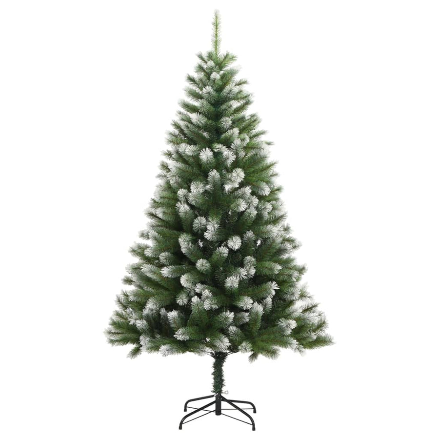 Kunstkerstboom Met Scharnieren En Sneeuw 240 cm Basis