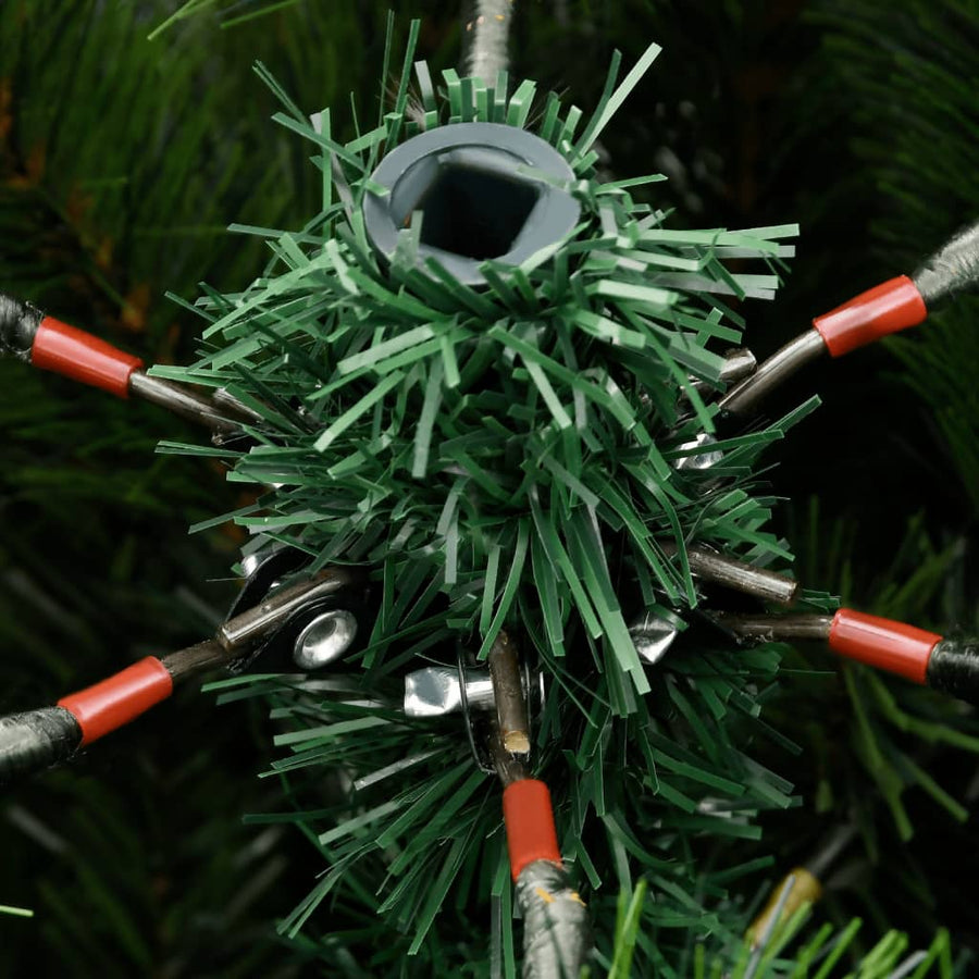 Kunstkerstboom Met Scharnieren En Sneeuw 240 cm Basis