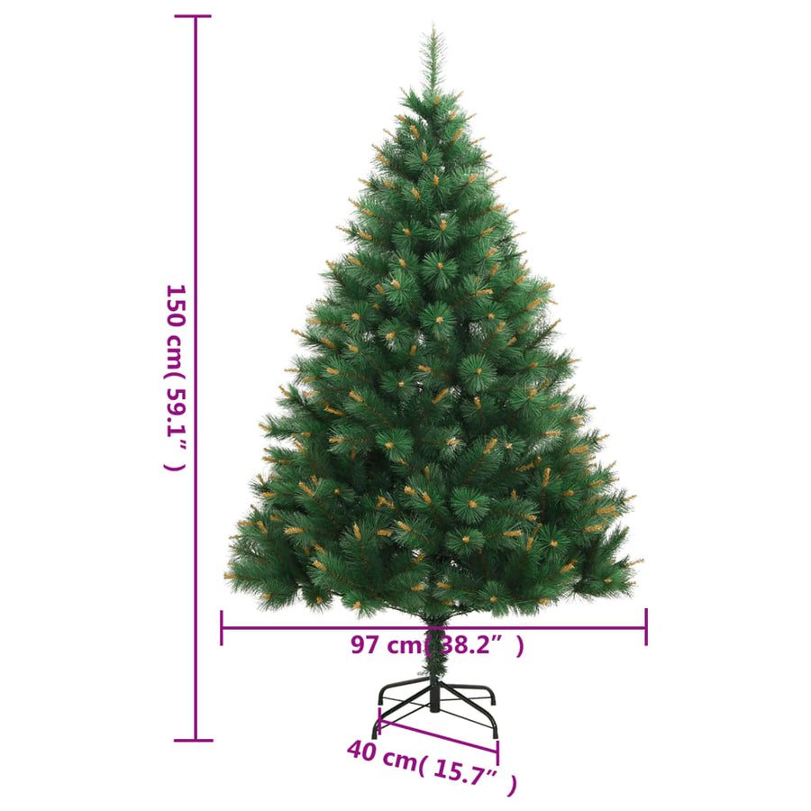 Kunstkerstboom Met Scharnieren En Standaard 150 cm Basis