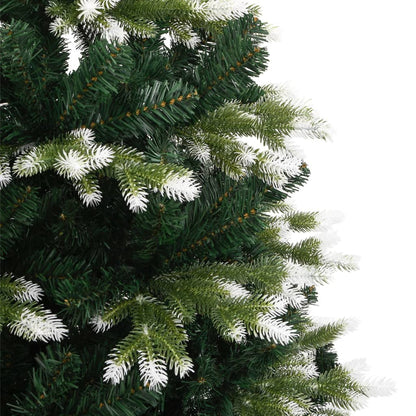 Kunstkerstboom Met Scharnieren En Sneeuw 150 cm Basis