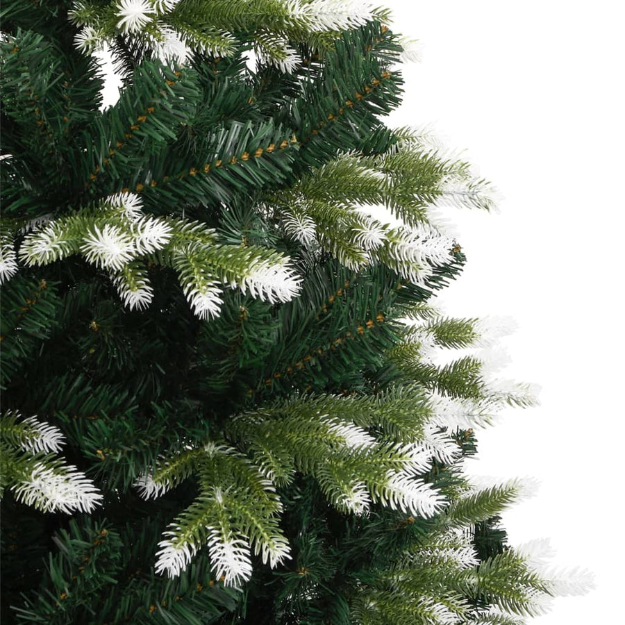 Kunstkerstboom Met Scharnieren En Sneeuw 150 cm Basis