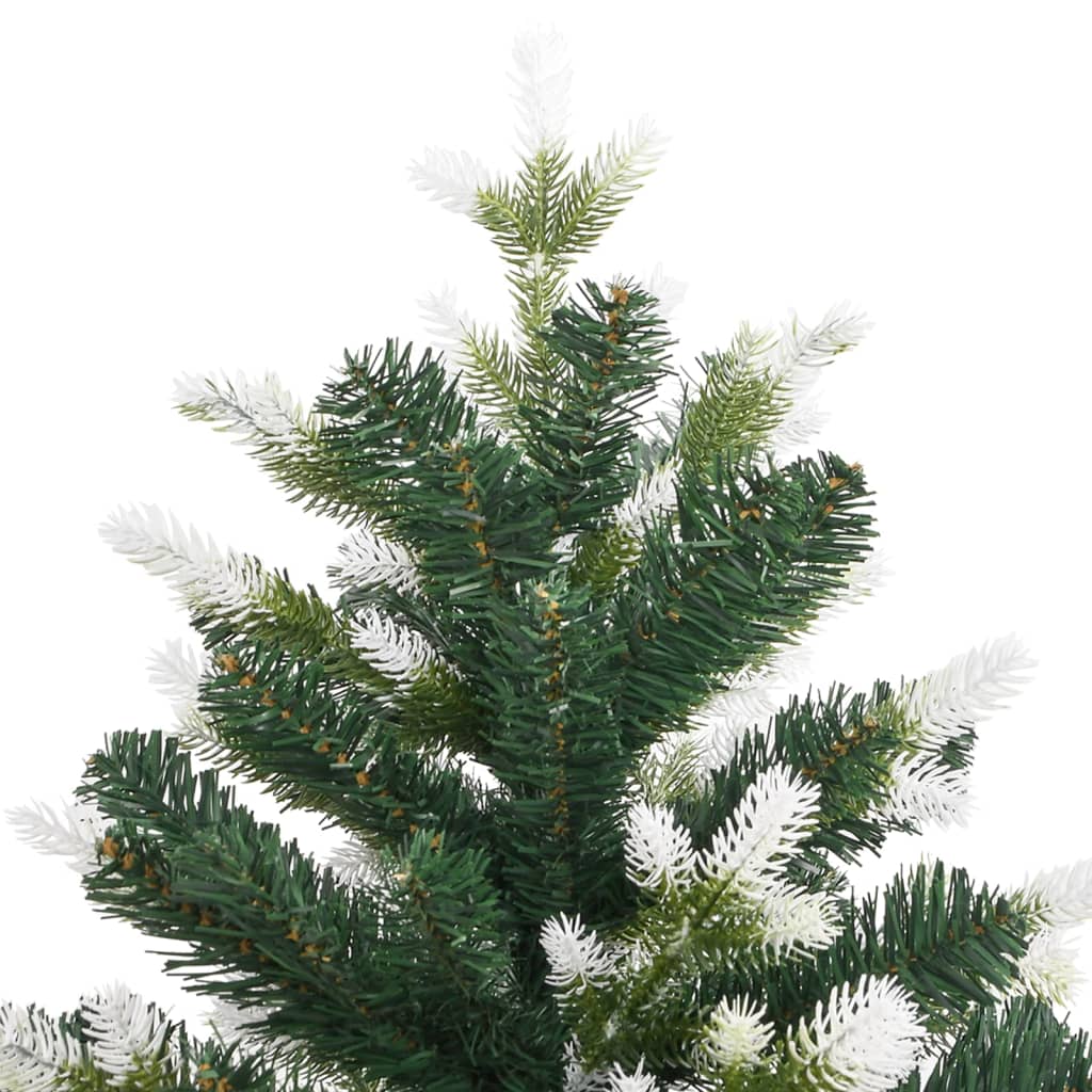 Kunstkerstboom Met Scharnieren En Sneeuw 150 cm Basis