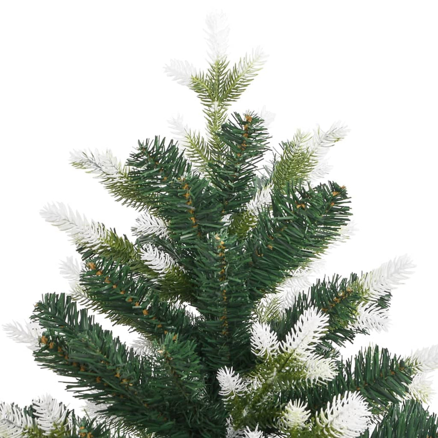 Kunstkerstboom Met Scharnieren En Sneeuw 150 cm Basis