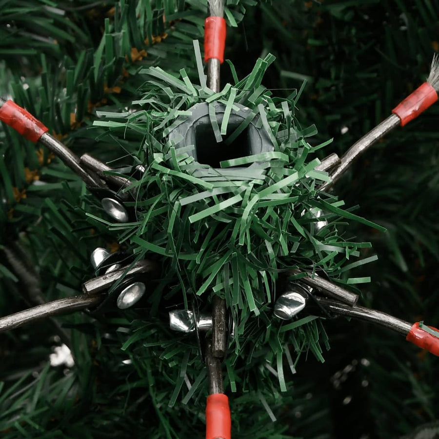 Kunstkerstboom Met Scharnieren En Sneeuw 180 cm Basis