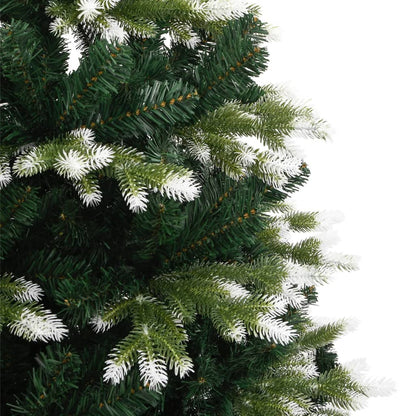 Kunstkerstboom Met Scharnieren En Sneeuw 210 cm Basis