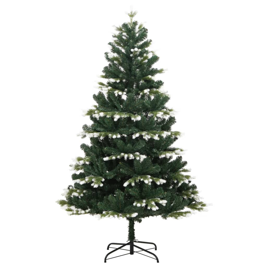 Kunstkerstboom Met Scharnieren En Sneeuw 240 cm Basis