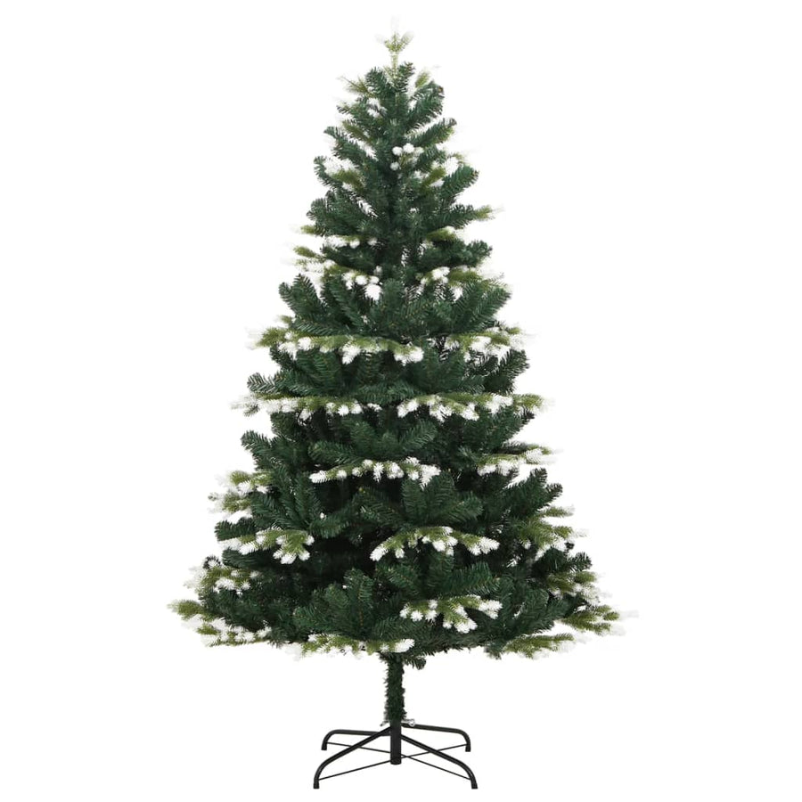 Kunstkerstboom Met Scharnieren En Sneeuw 240 cm Basis