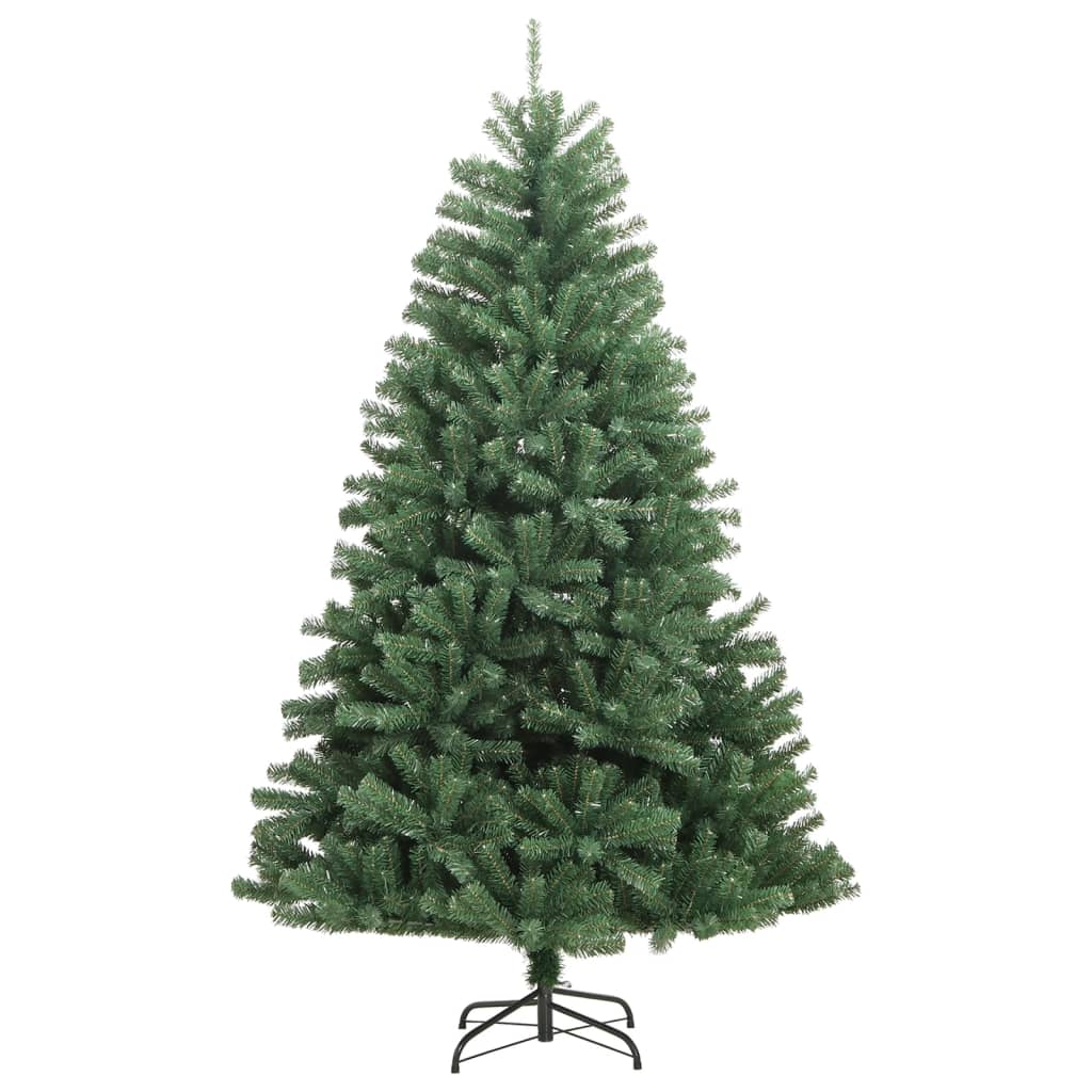 Kunstkerstboom Met Scharnieren En Standaard Groen 150 cm Basis
