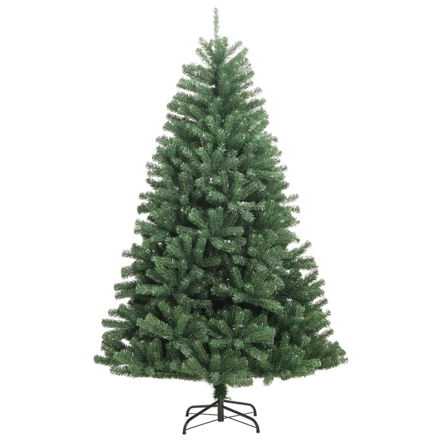Kunstkerstboom Met Scharnieren En Standaard Groen 150 cm Basis