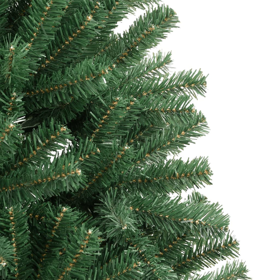 Kunstkerstboom Met Scharnieren En Standaard Groen 150 cm Basis