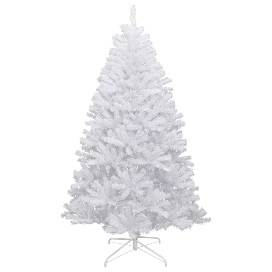 Kunstkerstboom met scharnieren en sneeuw 120 cm