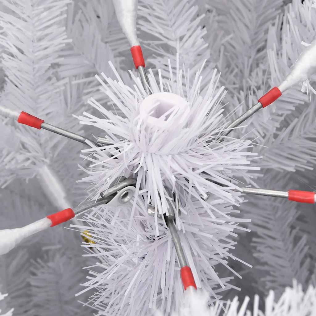 Kunstkerstboom met scharnieren en sneeuw 120 cm
