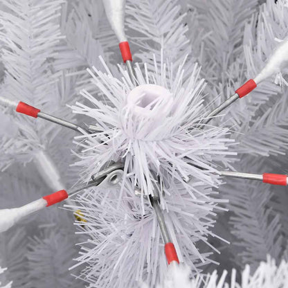 Kunstkerstboom met scharnieren en sneeuw 120 cm