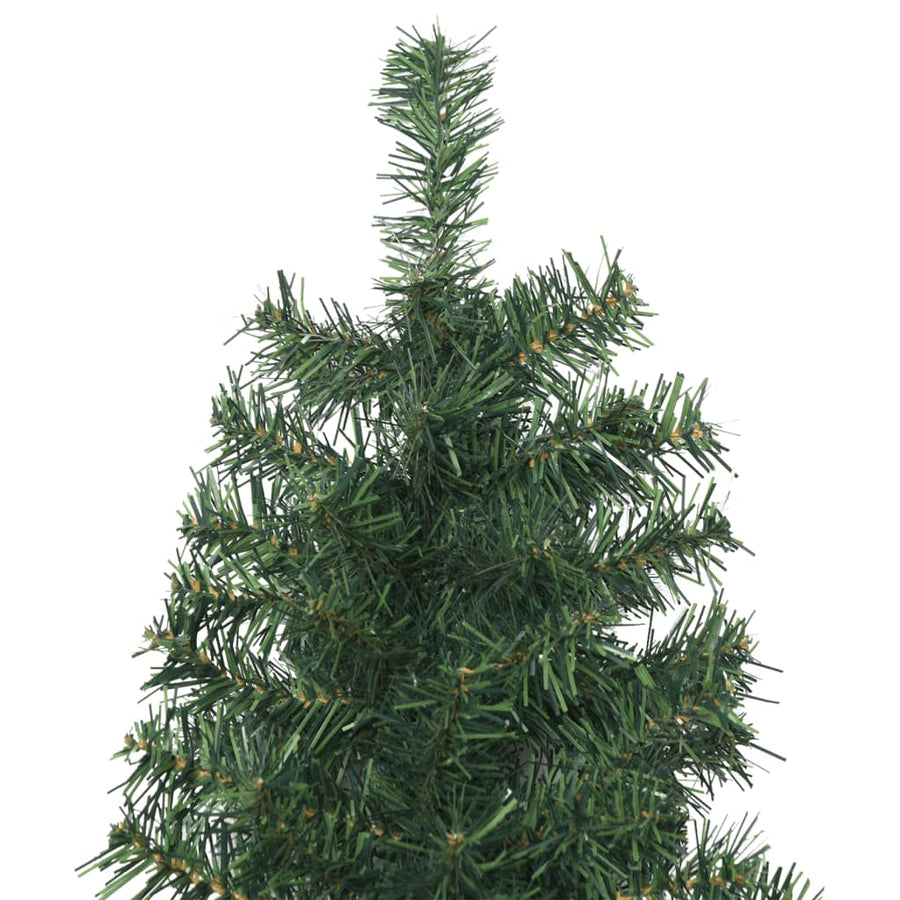 Kunstkerstboom smal met standaard 300 cm PVC