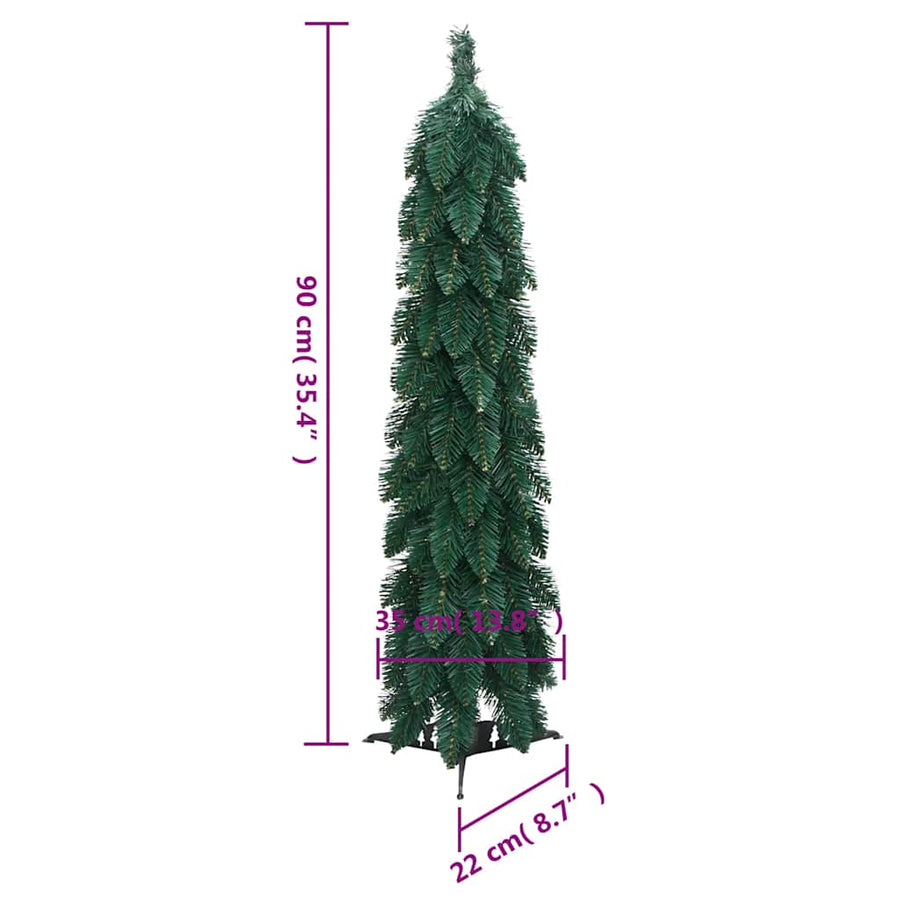 Kunstkerstboom Met Verlichting 45 Led's 90 cm Groen