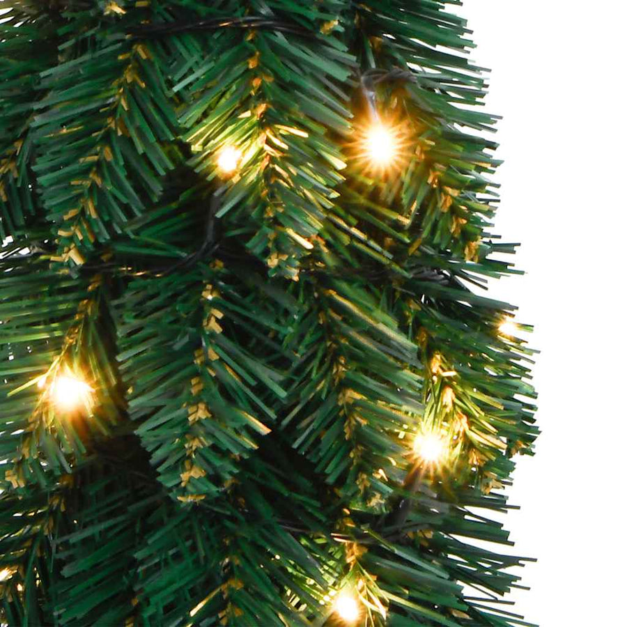 Kunstkerstboom Met Verlichting 45 Led's 90 cm Groen