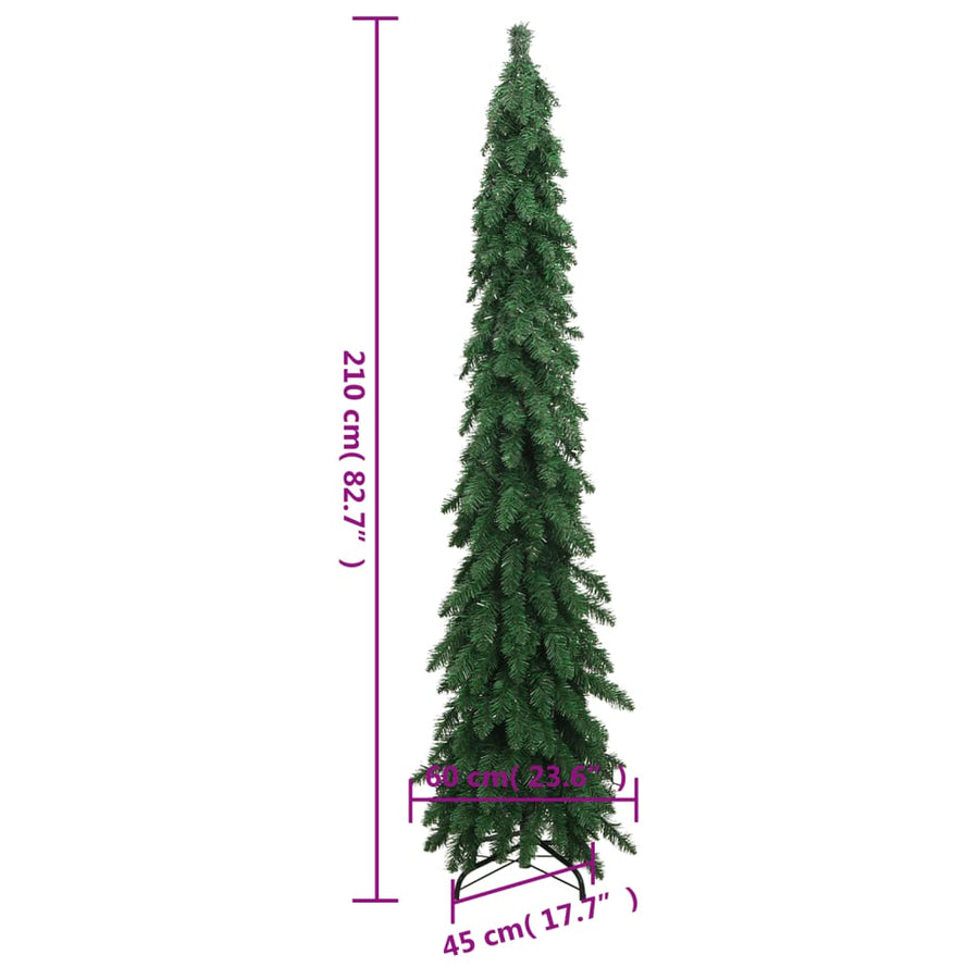 Kunstkerstboom Met Verlichting 30 Led's 210 cm Groen