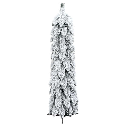 Kunstkerstboom met verlichting en sneeuw 30 LED's 60 cm