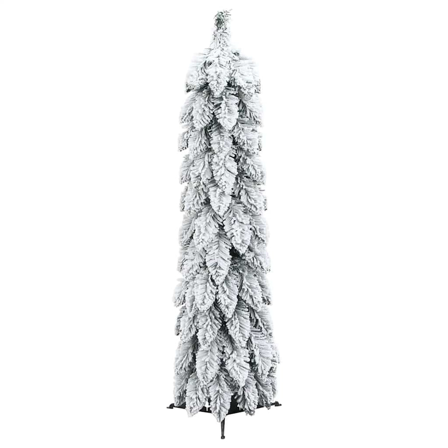 Kunstkerstboom met verlichting en sneeuw 30 LED's 60 cm