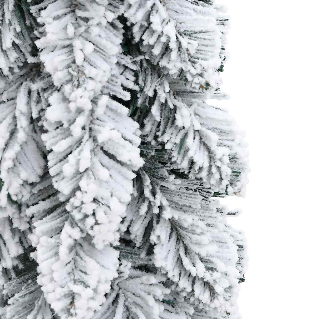 Kunstkerstboom met verlichting en sneeuw 30 LED's 60 cm