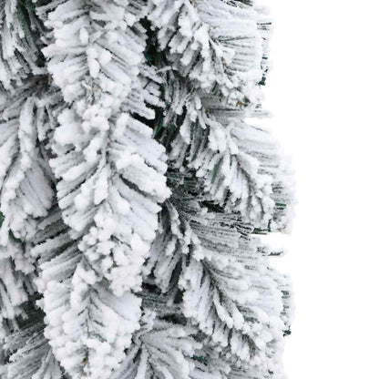 Kunstkerstboom met verlichting en sneeuw 30 LED's 60 cm