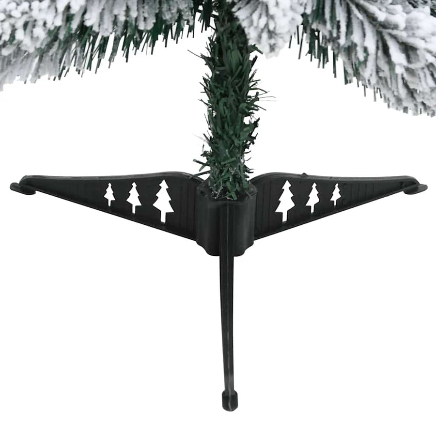Kunstkerstboom met verlichting en sneeuw 30 LED's 60 cm