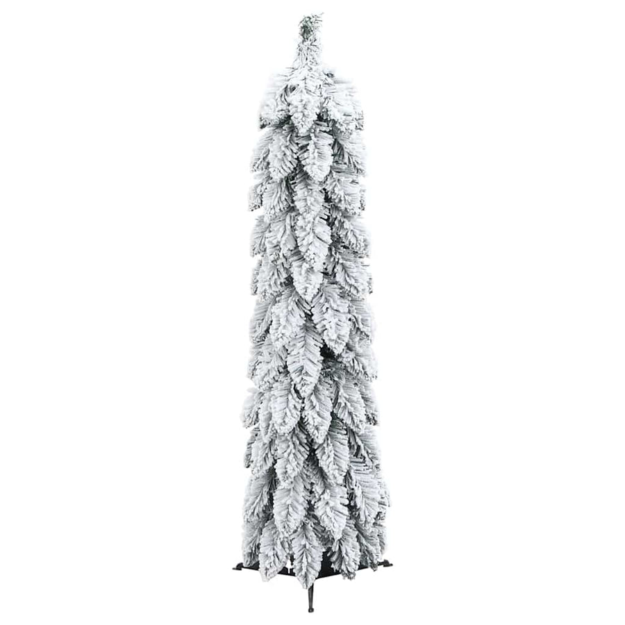 Kunstkerstboom met verlichting en sneeuw 45 LED's 90 cm