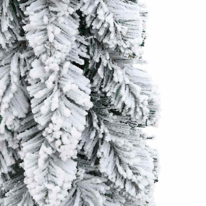 Kunstkerstboom met verlichting en sneeuw 45 LED's 90 cm
