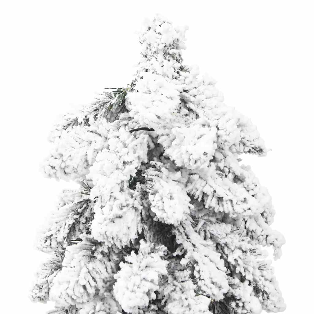 Kunstkerstboom met verlichting en sneeuw 100 LED's 180 cm