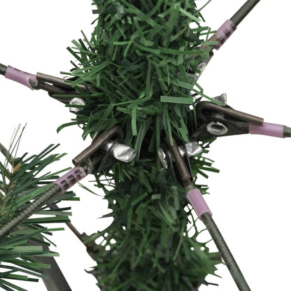 Kunstkerstboom Met Scharnieren En Dennenappels Wit 1