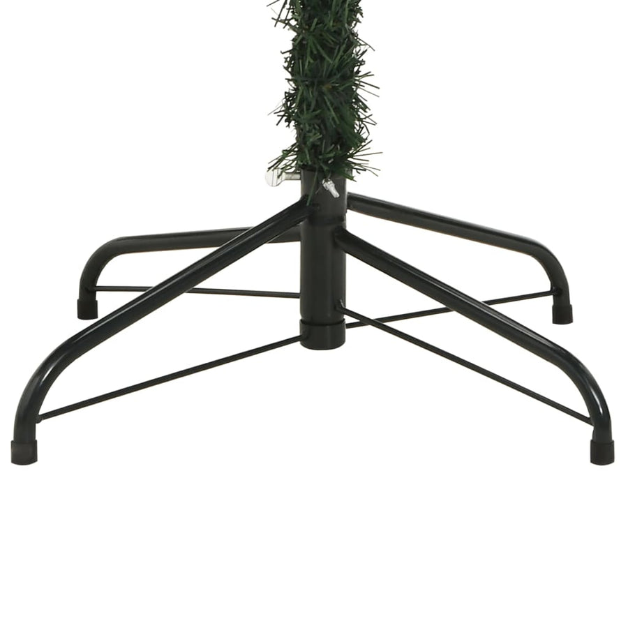 Kunstkerstboom Met Scharnieren En Dennenappels Wit 1