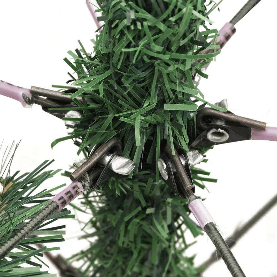 Kunstkerstboom Met Scharnieren Dennenappels En Bessen Wit 1